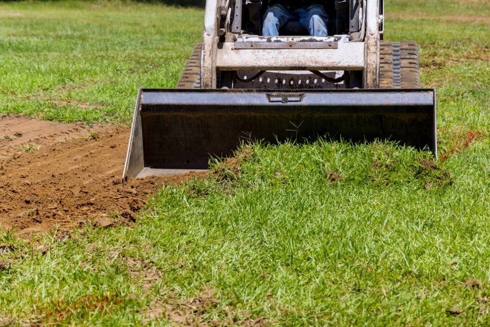 Yard grading process