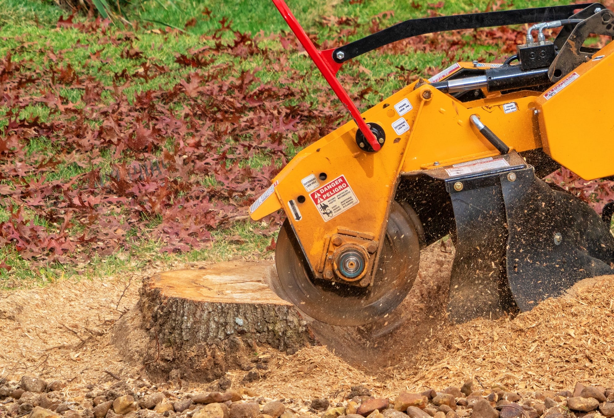 Stump grinding process